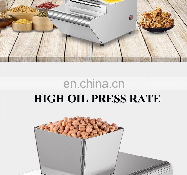 Industrial Soybean oil press machine home use/ family use sunflower oil making machine/hot rapeseed pressing machine