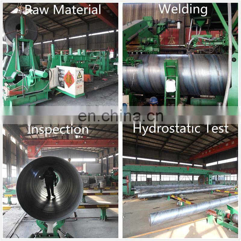 Tianjin SS Group High Strength Sprial Construction Welded Steel Pipe for Gas And Oil