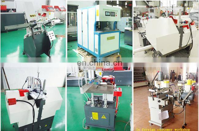 Single head plastic profile pvc window welding machine