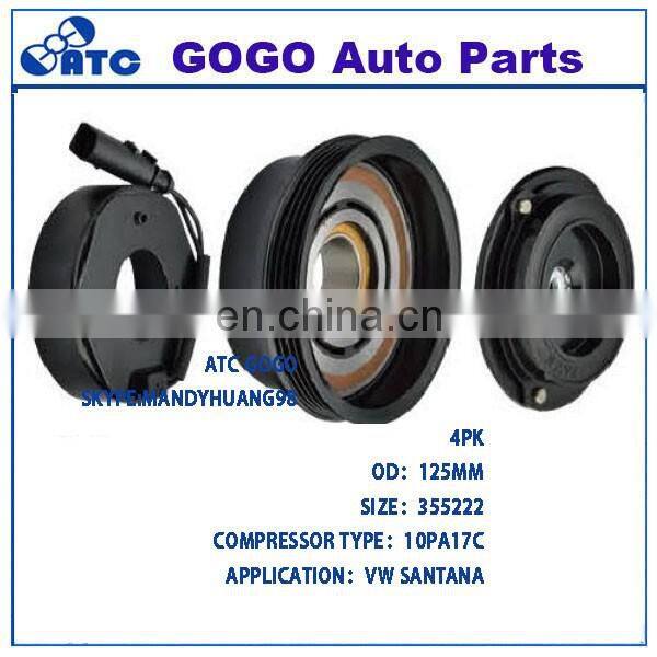 High quality air conditioning 10PA17C compressor clutch compressor magnetic clutch For V-W S-ANTANA 3000