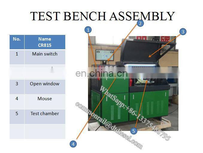 the lowest price of CR3000 common rail test with eui eup cambox