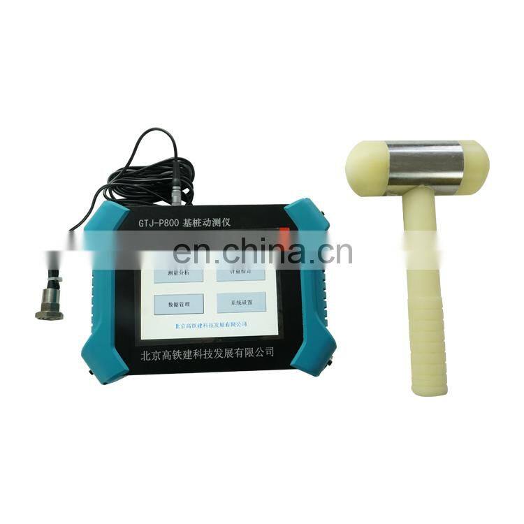 P800 pile sonic integrity equipment low strain impact test