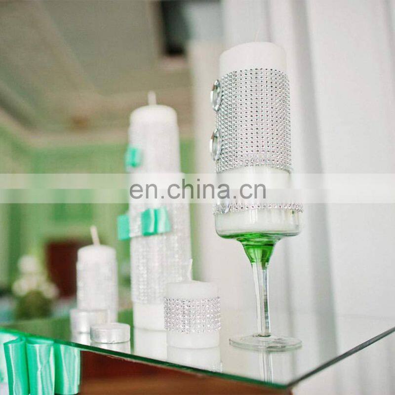 12" ROUND MIRROR TRAY WITH ROUNDED EDGES CAN BE USED FOR MANY THINGS,CANDLES,FLOWERS, CRYSTAL ETC.