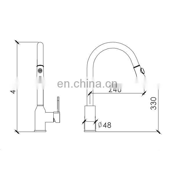 New GIBO 304 stainless steel pull out automatic sensor black Kitchen sink Touch faucet Sensor water tap kitchen taps mixer