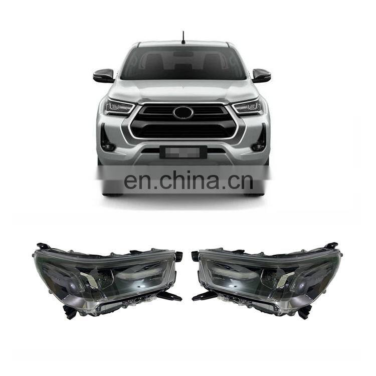 LED Headlights Compatible with Hilux Revo Rocco With Turn Signal Full Led Front Lamp Assembly