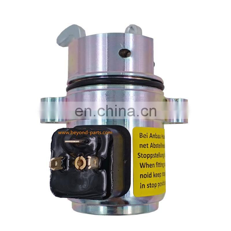 12V excavator fuel stop solenoid valve 04170534R