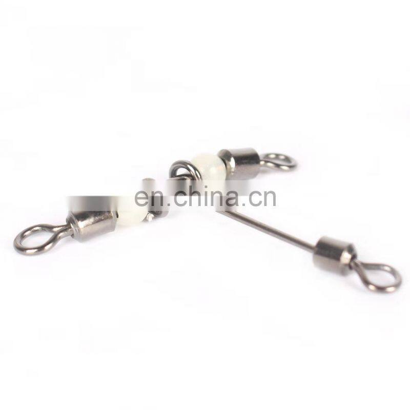 Wholesale Luminous Rolling Stainless Steel Joint Swivel Fishing