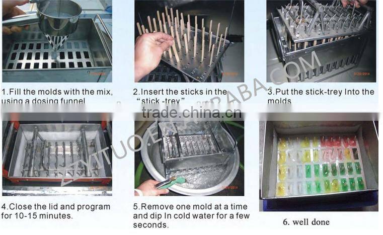 More durable and safety popsicle ice cream machine