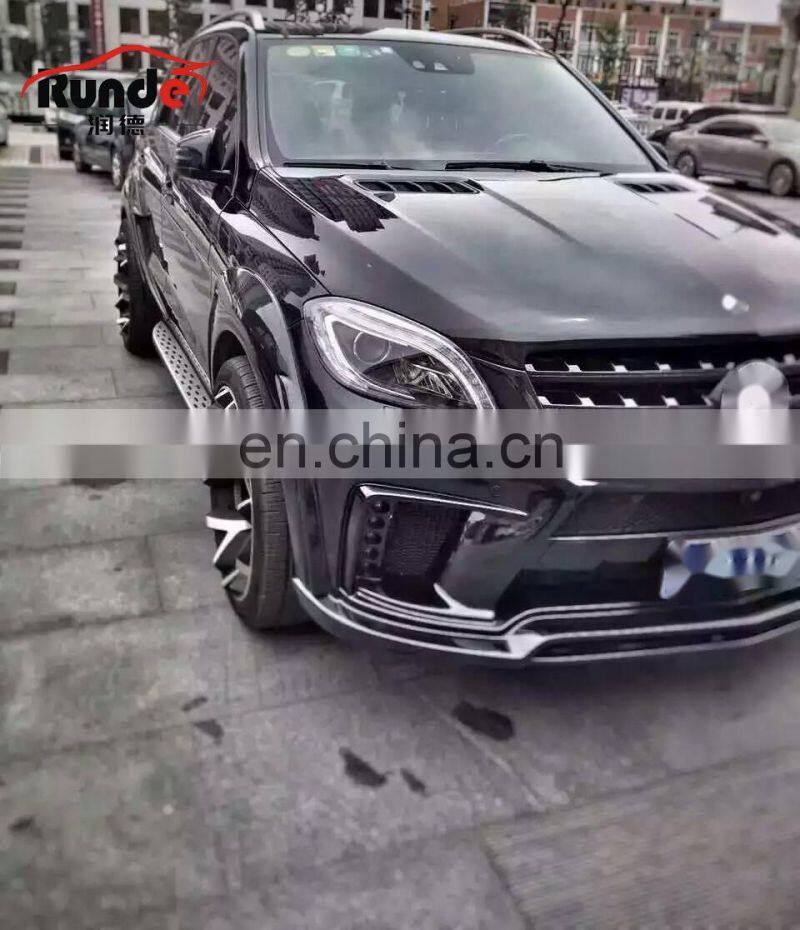 RD Good Quality FRP Material WD Style Wide Car Body Kit For Mercedes BENZ ML X166 body kit