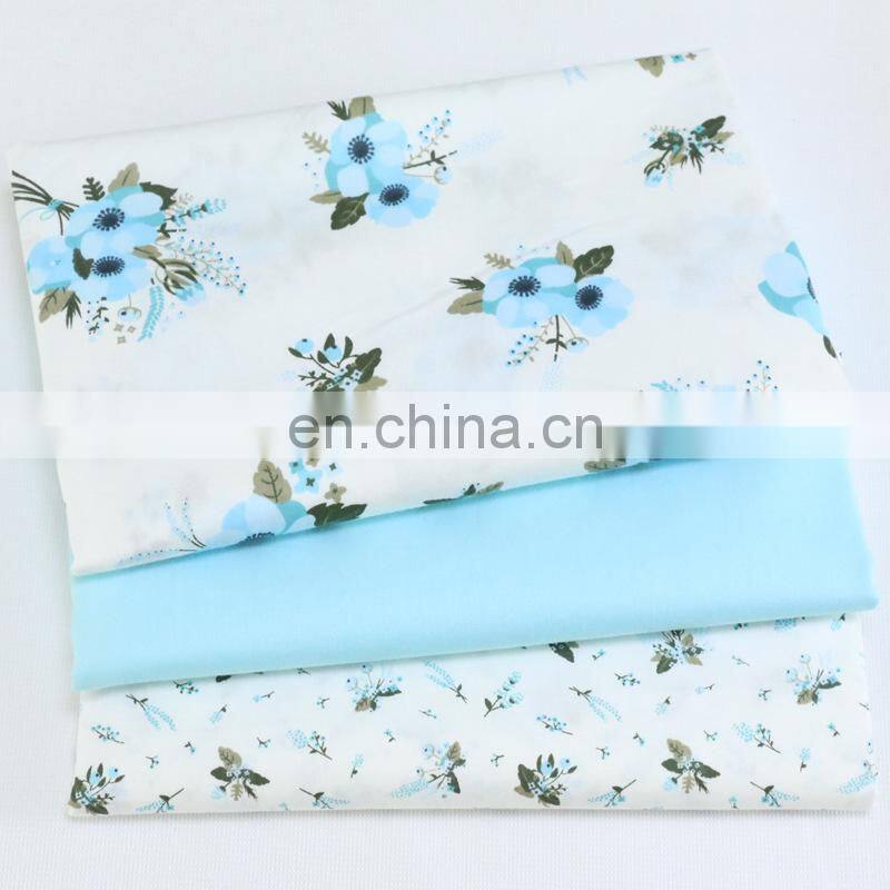 Rural flowers home textile fabrics cotton printed twill fabric wholesale