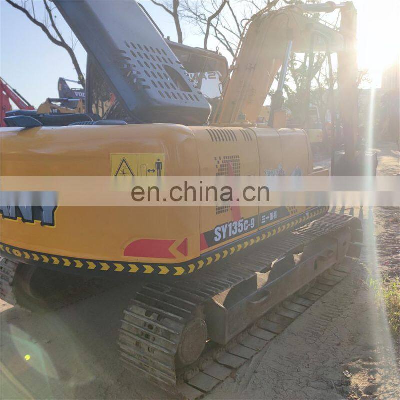 Used crawler excavator SANY SY135C, Cheap sany 12ton excavator tracked