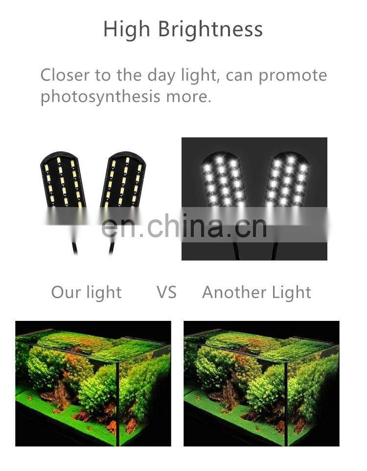 Super Bright Double Head X7 15W led light For Tanks Coral Reef led aquarium light