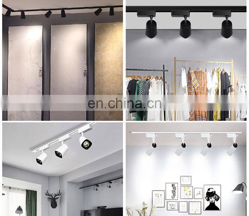 High lumen hotel COB 3w 6w 8w 12w 20w 25w 30w 35w dimmable moving head led track light