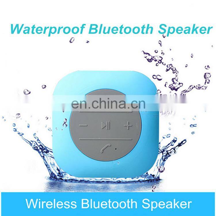 High quality suction cup waterproof shower speaker wireless