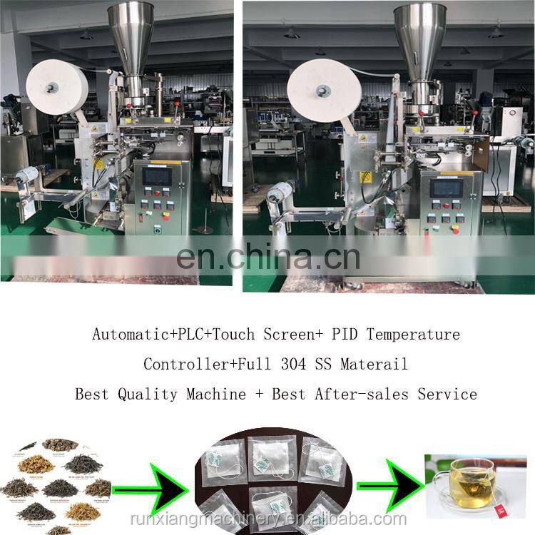 Automatic Filter Paper Small Sachets Tea Bag Pouch Packing Machine with Outer Envelop China Price