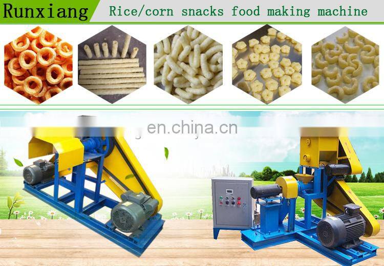 Small Puff Grain Corn Soybean Flour Extruder Snack Food Making Machine