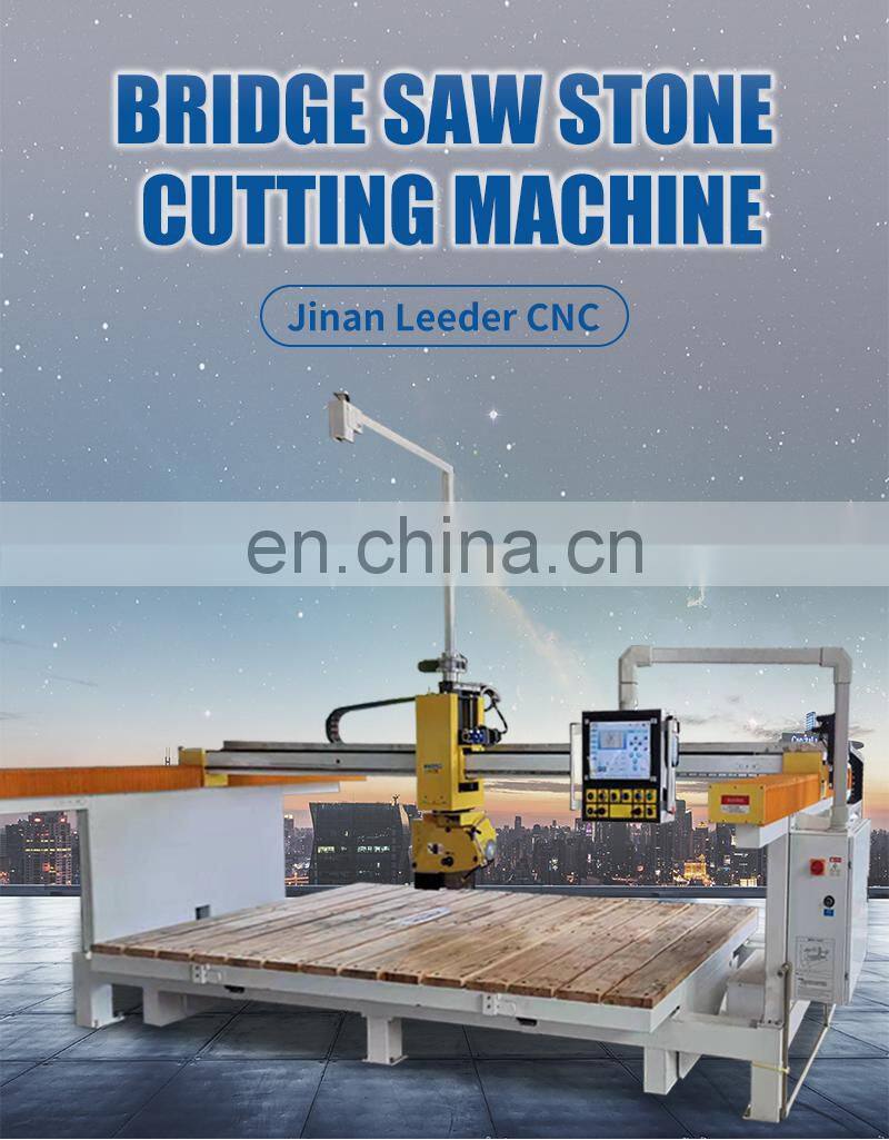 Multi function 3020 5axis cnc bridge saw stone cutting machine stone cutter polishing cutting edging