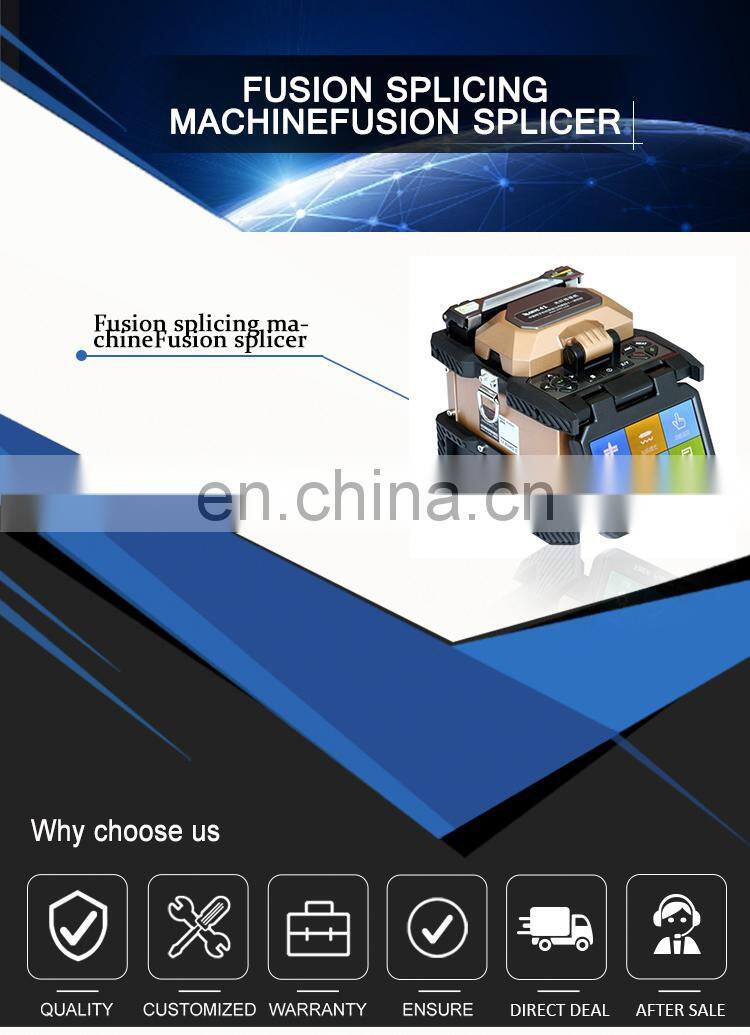 Hot Sale FTTH Equipment AV6481 Six Motors signal fire fusion splicer splicing machine AV6481 fusion splicer