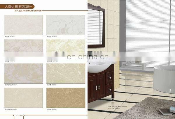 Colorful faux stone panels for inner wall and floor