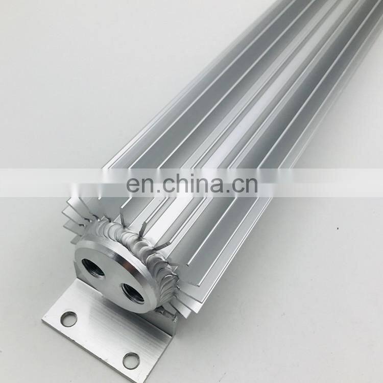 18" inch Aluminum Dual Pass Finned Transmission trans oil Cooler Universal