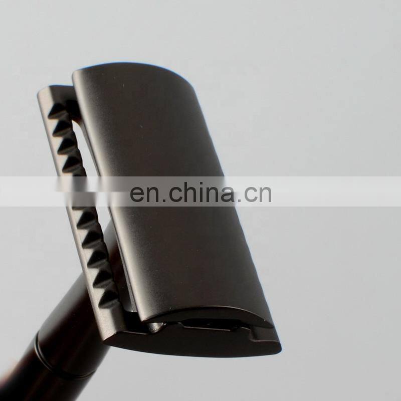 Custom cooper brass handle classic razor double edge safety shaving razor for men