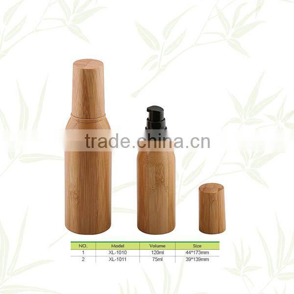 Hot selling 120ml bamboo lotion bottle with high quality