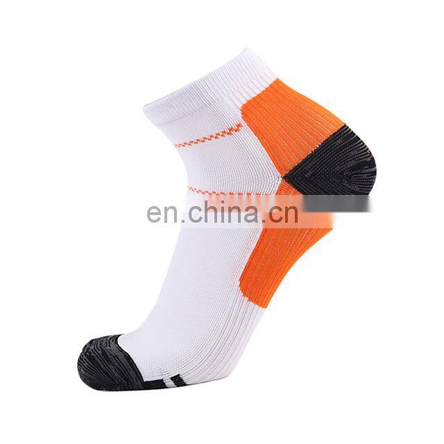 Full Cotton Comfort Basketball Custom Compression Ankle Low Cut Men's Running Socks