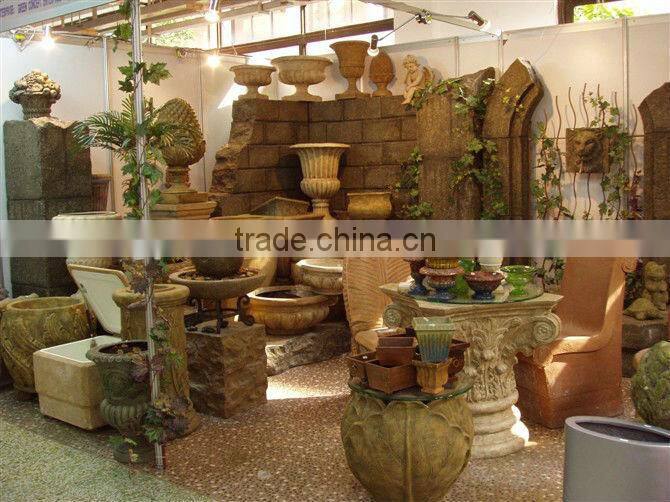 Big Antique stone factory flowerpots