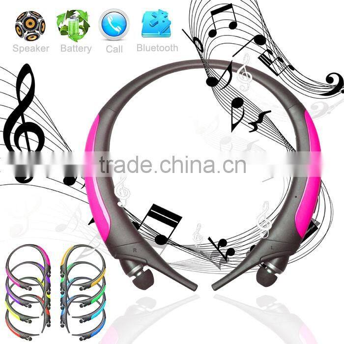 Hands free long distance bluetooth headset Tone Active HBS-850 neckband wireless earbug