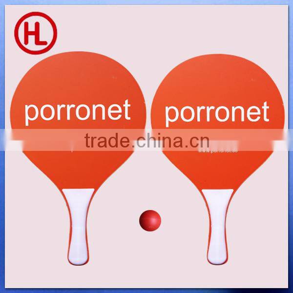 porronet Custom Hot Sale High QUALITY promotion gift outdoor game Wooden Beach Tennis Racket /beach paddle racket wholesale