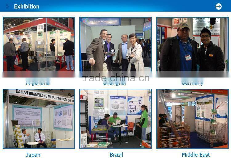 Industrial galvanized mesh cage for wine storage