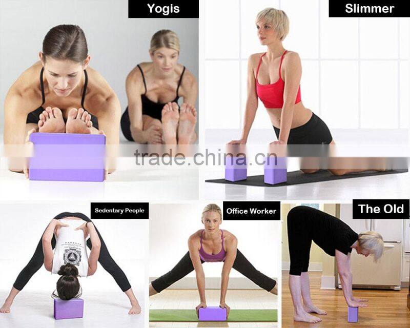popular design best selling printed yoga block with high density