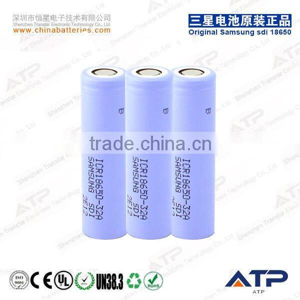 Samsung lithium ion battery cell 18650 3200mah / Samsung icr18650-32a