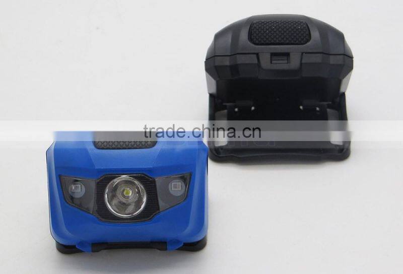 Light Weight Mini 2 IN 1 Red White LED Headlamp Flashlight