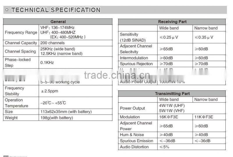 AT-318UV Dual Band Handheld Radio