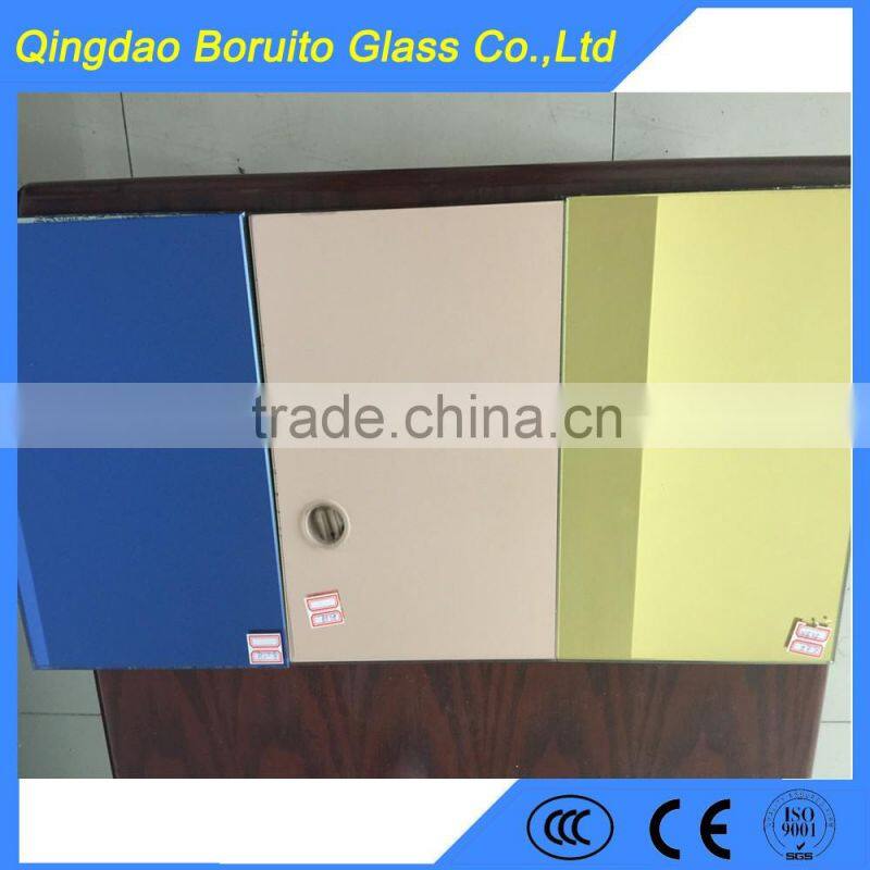 High quality 6mm clear single coated float aluminum mirror glass