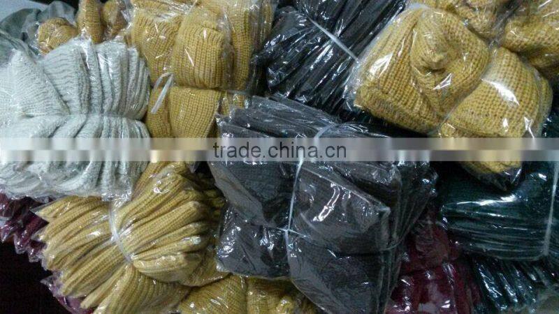 Wholesale Wool Knitted Plain Color Circle Loop Women Winter Scarf