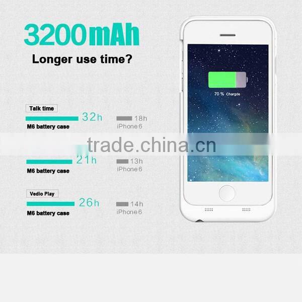 Customized design battery case for iphone 6