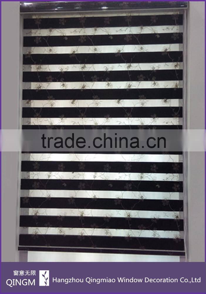 Embroider Fabric High-quality Finished Embroider Zebra Blind