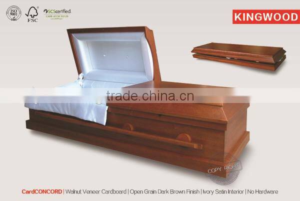 cardCONCORD Flated Cardboard Casket Lids equipment for funeral