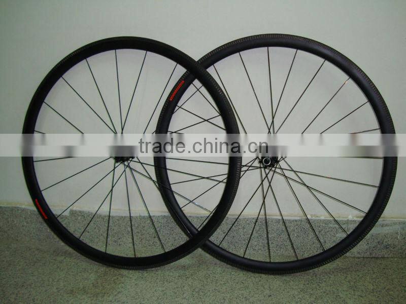 2016 Super light and high quality carbon tubular road wheel SL-3T