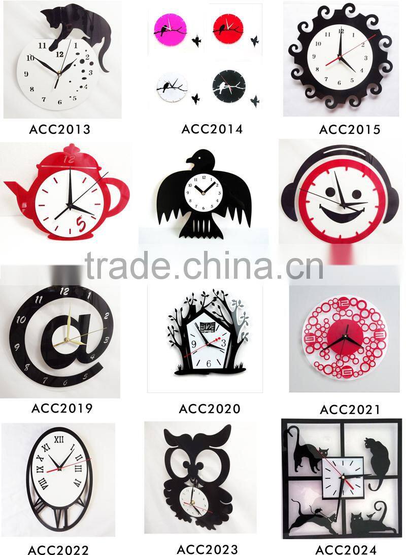 ACC2007 2015 new arrival DIY acrylic clock