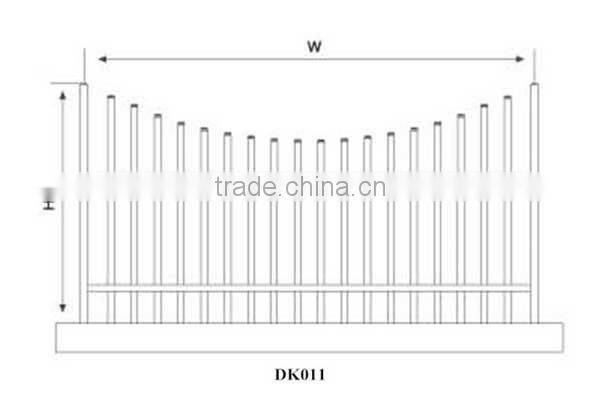 Galvanized safety fence for pool