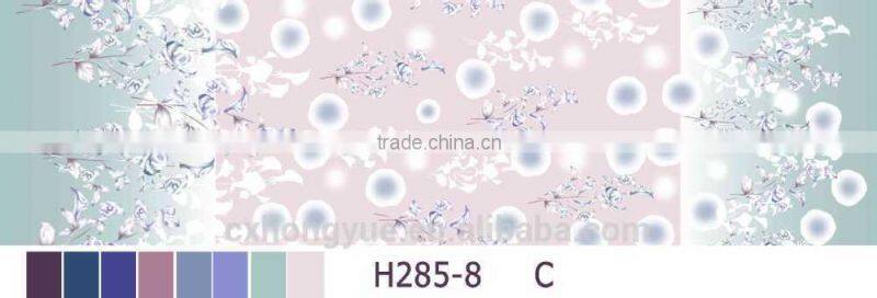 polyester material pongee fabric/dyeing and printed fabric/hot sale designs for sofa