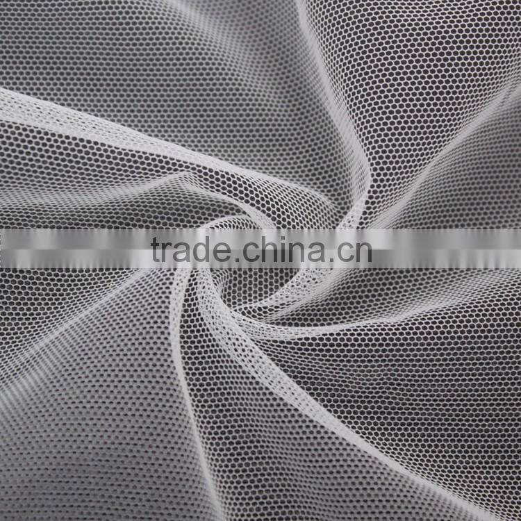 Customize high quality warp knitted nylon non-stretch mesh fabric for underwear bra lining