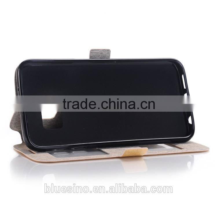 Auto Sleep Window Display Mobile Phone Cover for Samsung G530