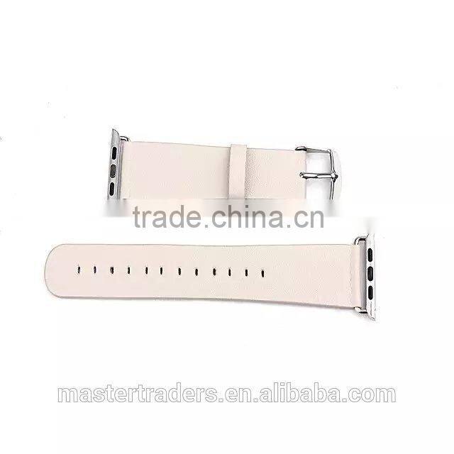 Cheap Colorful PU Leather Watch Band Wrist Strap For 42MM Apple Watch MT-3565