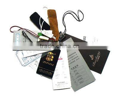 shoes packaging tag label