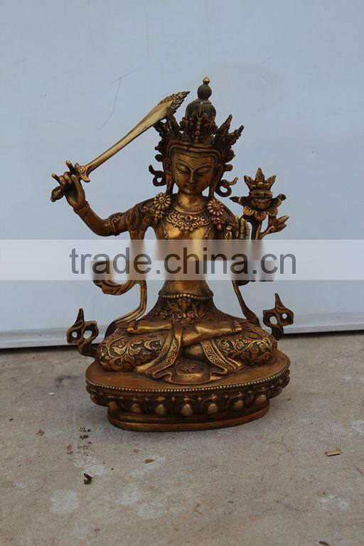 bronze standing buddha