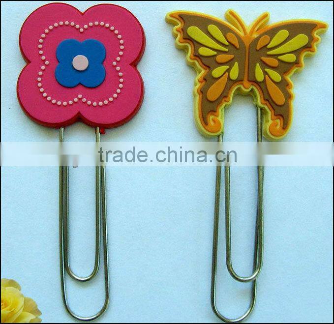 Cute design promotional gift paper clip bookmark